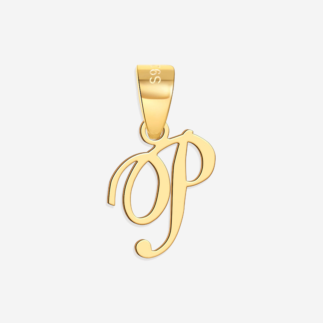 Romantischer Initialen-Charm-Anhänger
