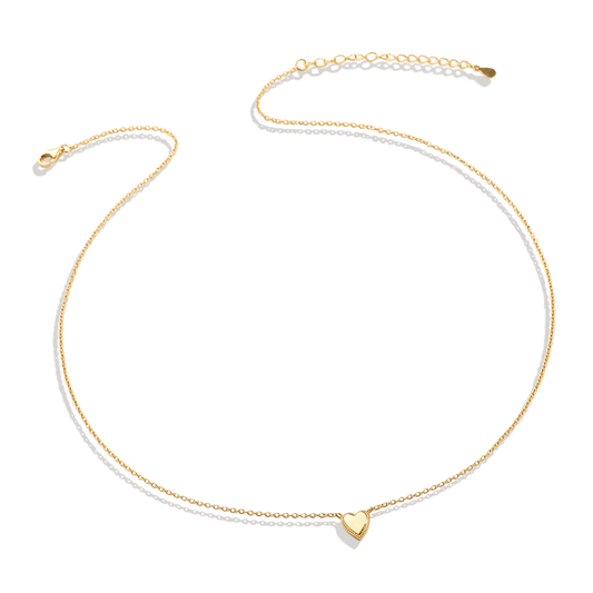 Stackable Tiny Heart Necklace — Vanny Jewels
