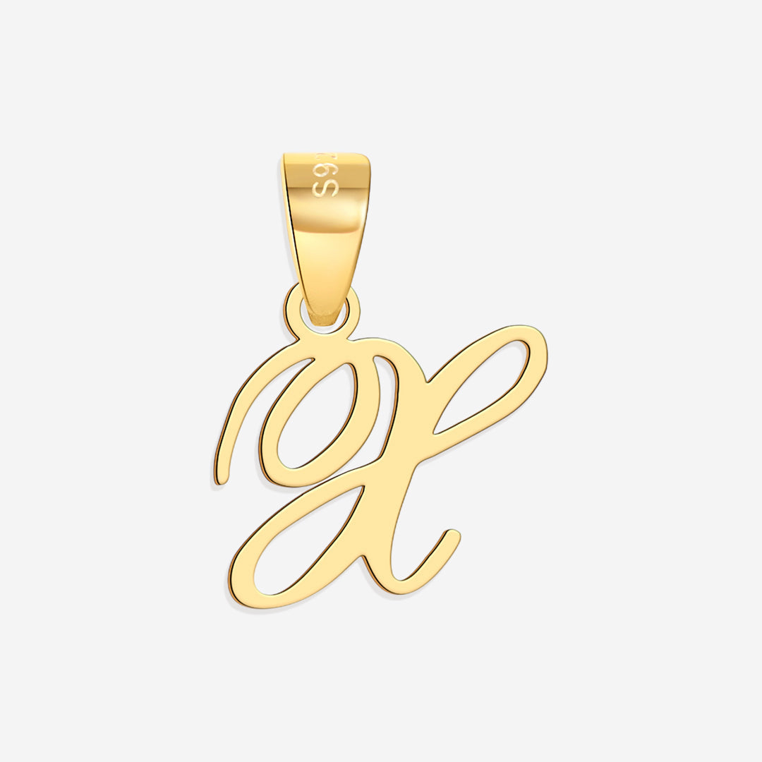 Romantischer Initialen-Charm-Anhänger