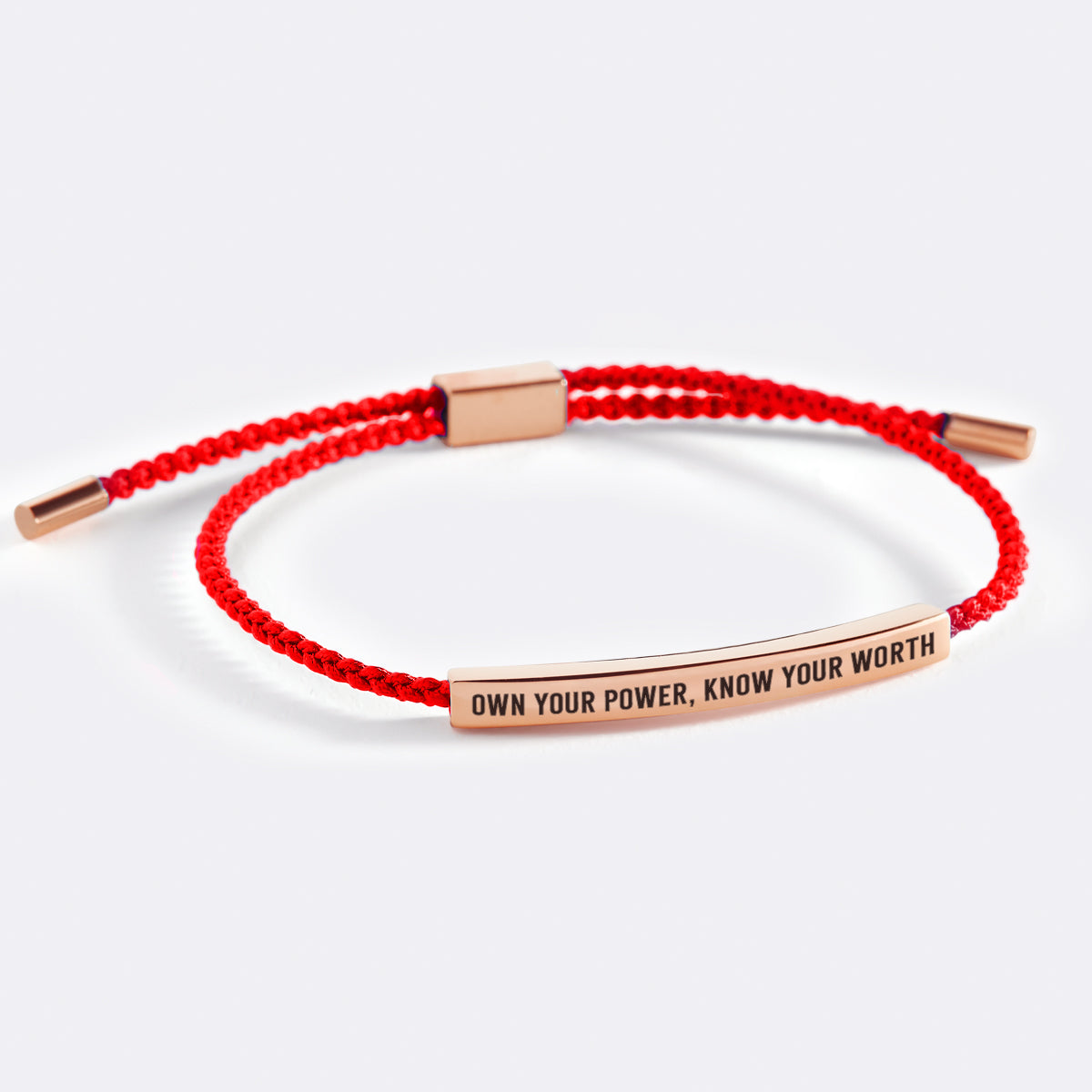 Own Your Power, Know Your Worth Inspire Bracelet