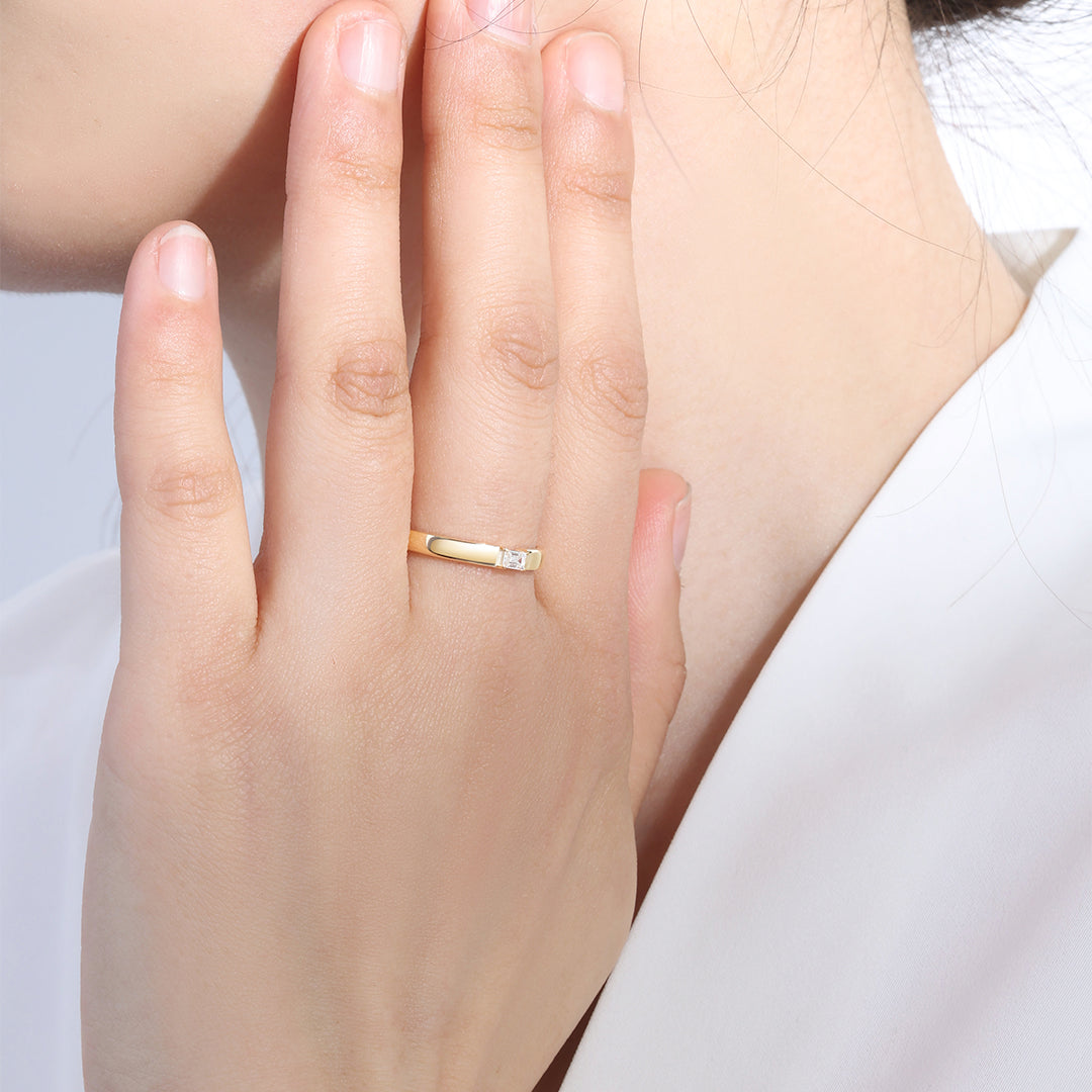 Baguette-Diamant-Bandring