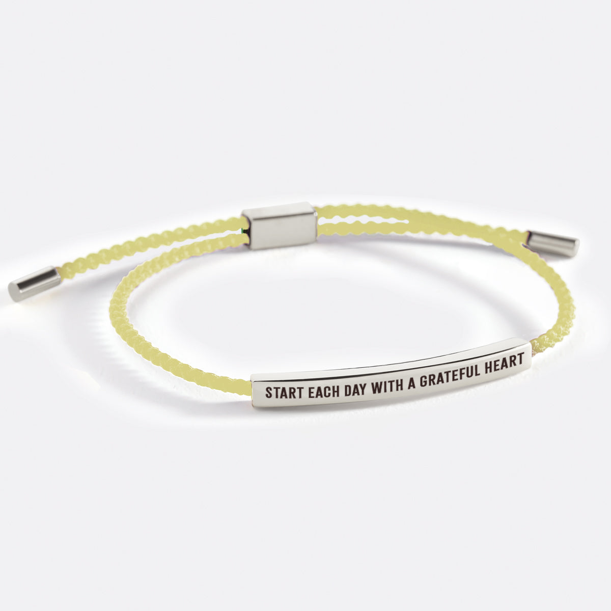 Beginne jeden Tag mit einem dankbaren Herzen Inspire Armband