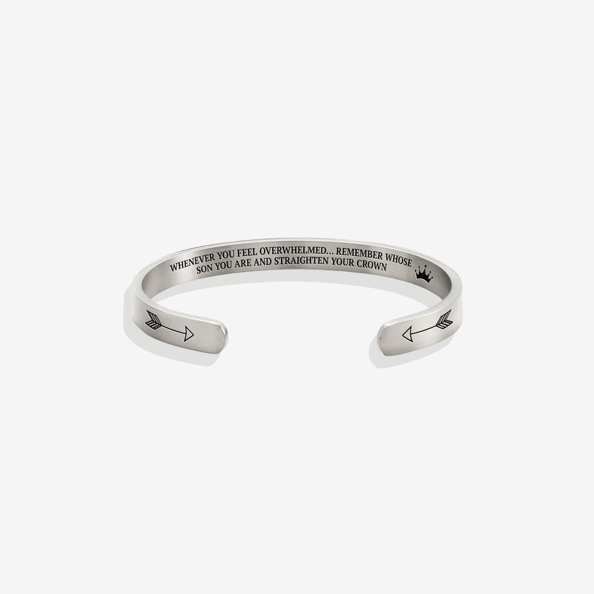 Ricorda chi sei e raddrizza la tua corona Bracciale a polsino