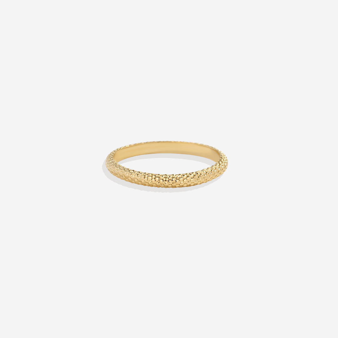 Anello impilabile in pelle di serpente