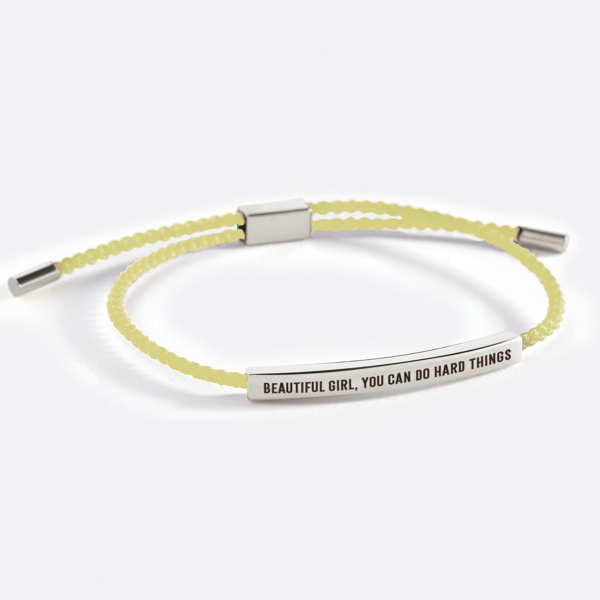 Schönes Mädchen, du kannst schwere Dinge tun Armband