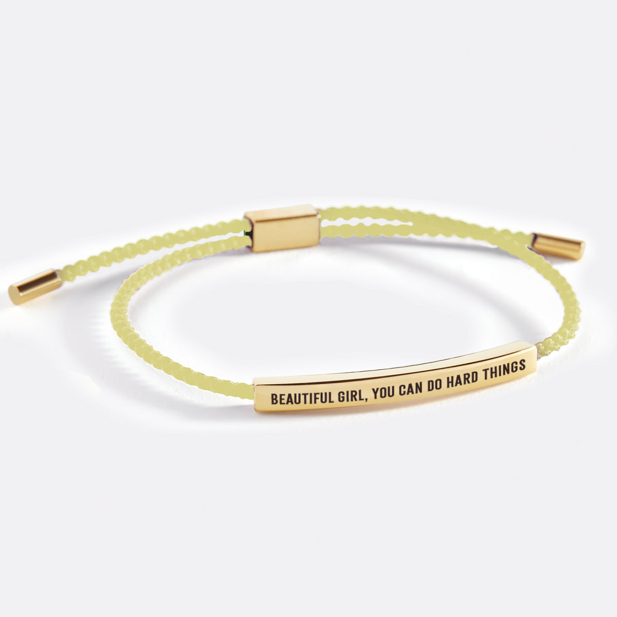 Schönes Mädchen, du kannst schwere Dinge tun Armband