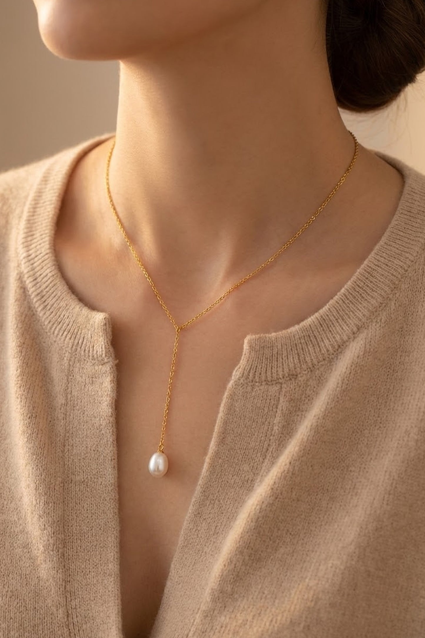 Perlen-Lariat-Kette
