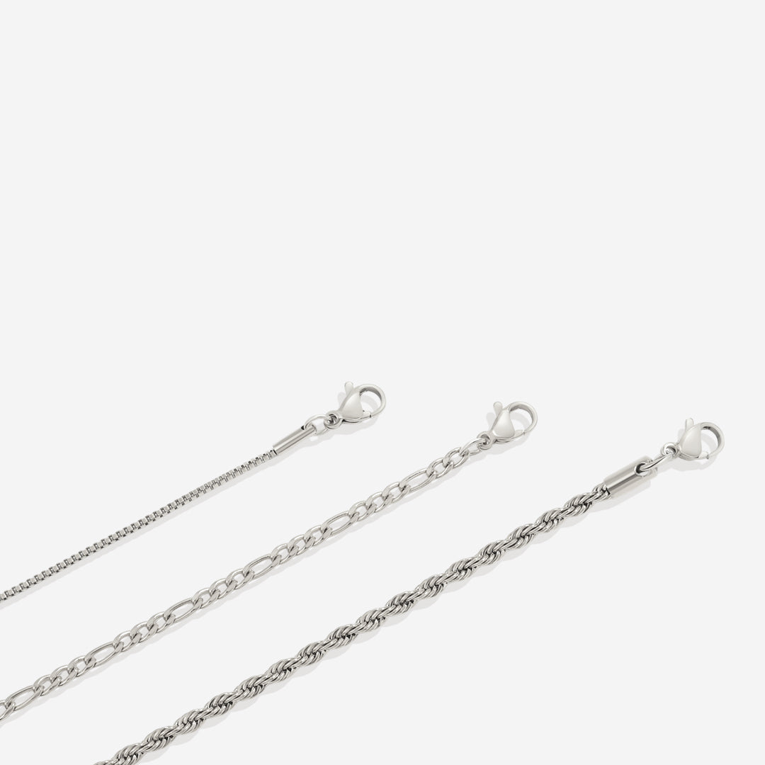 Klassisches Armband mit Boxkette