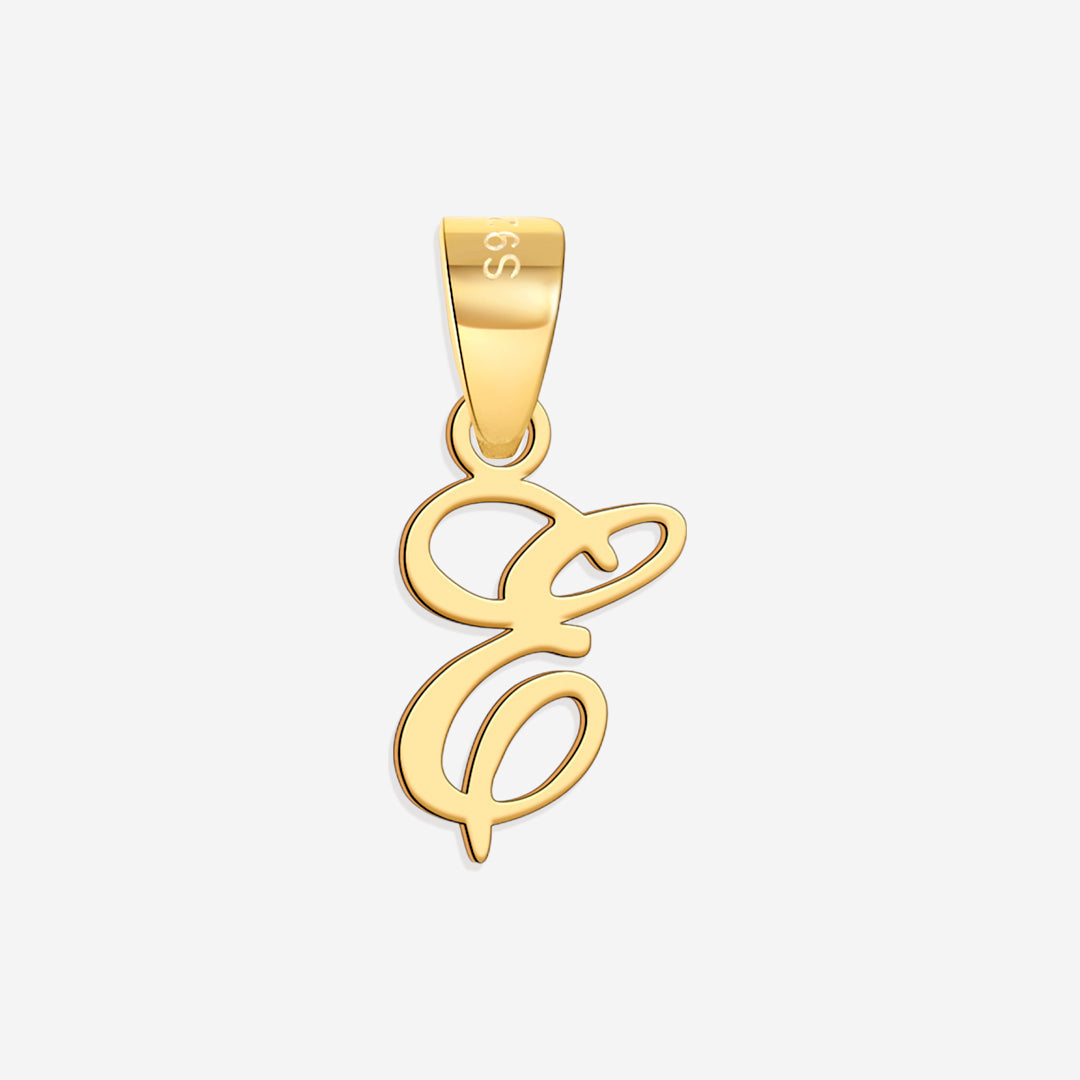 Romantischer Initialen-Charm-Anhänger