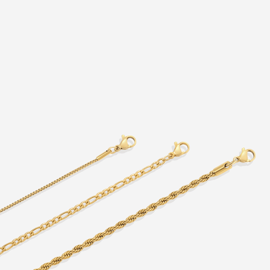 Klassisches Armband mit Boxkette