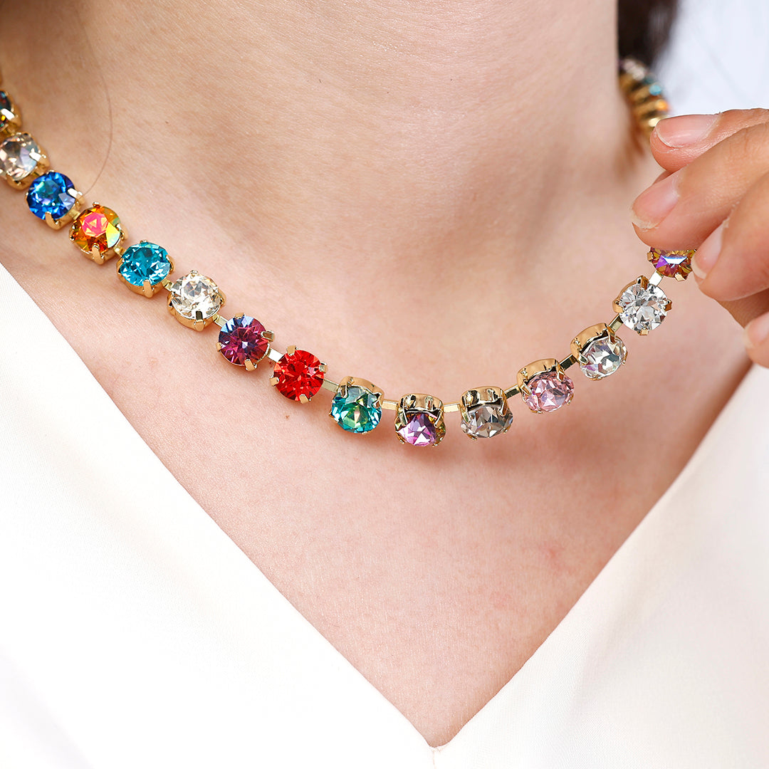 Ombré Crystal Adjustable Necklace