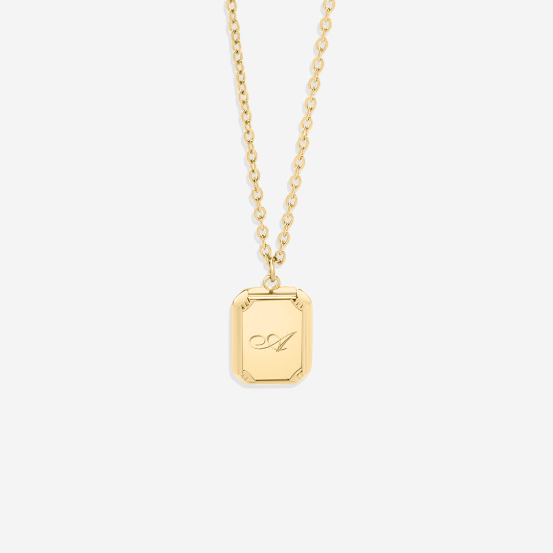 Gold-Anfangsbuchstaben-Halskette