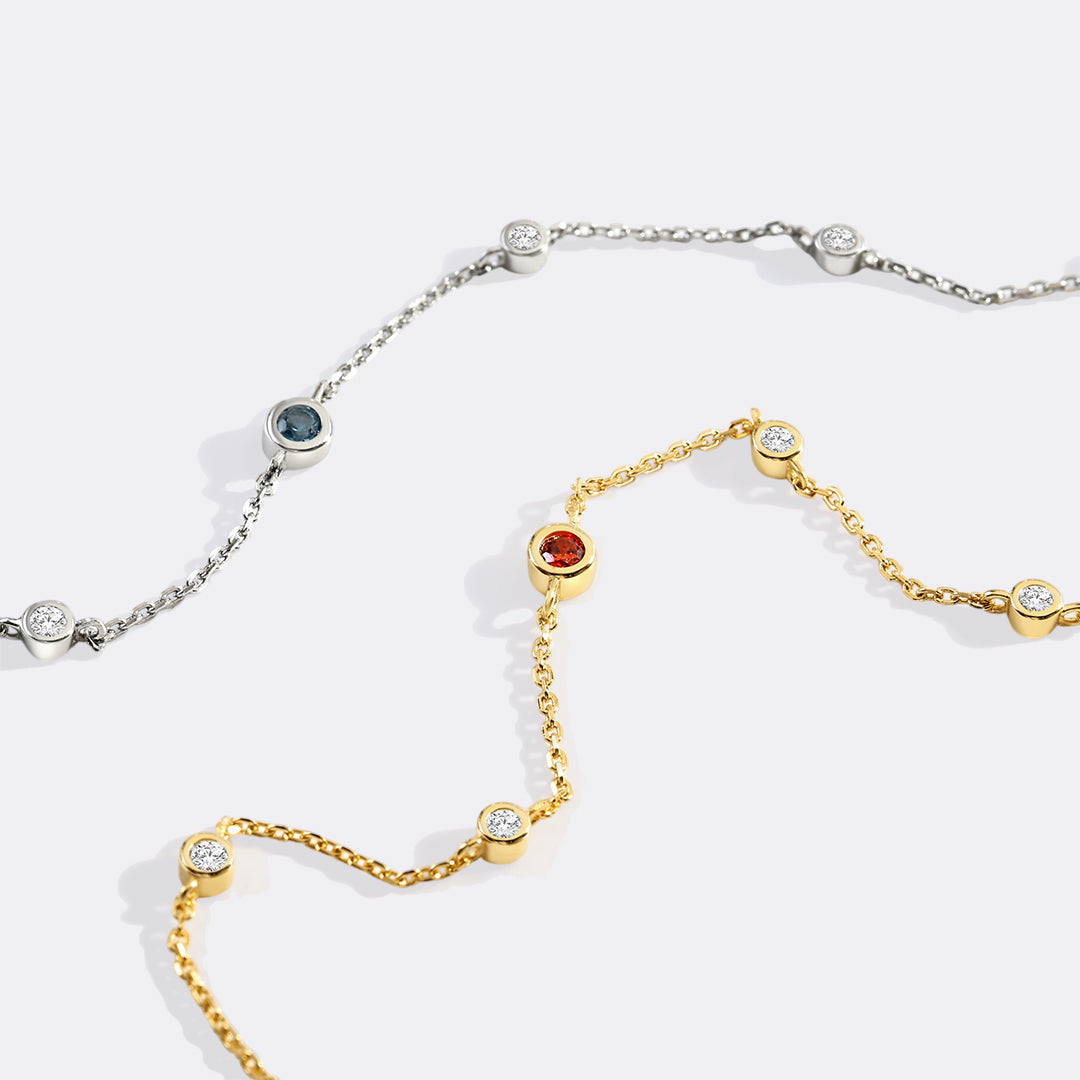 Armband mit Geburtsstein Mai