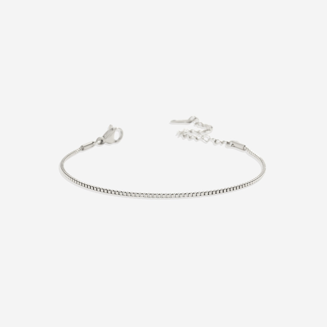 Klassisches Armband mit Boxkette