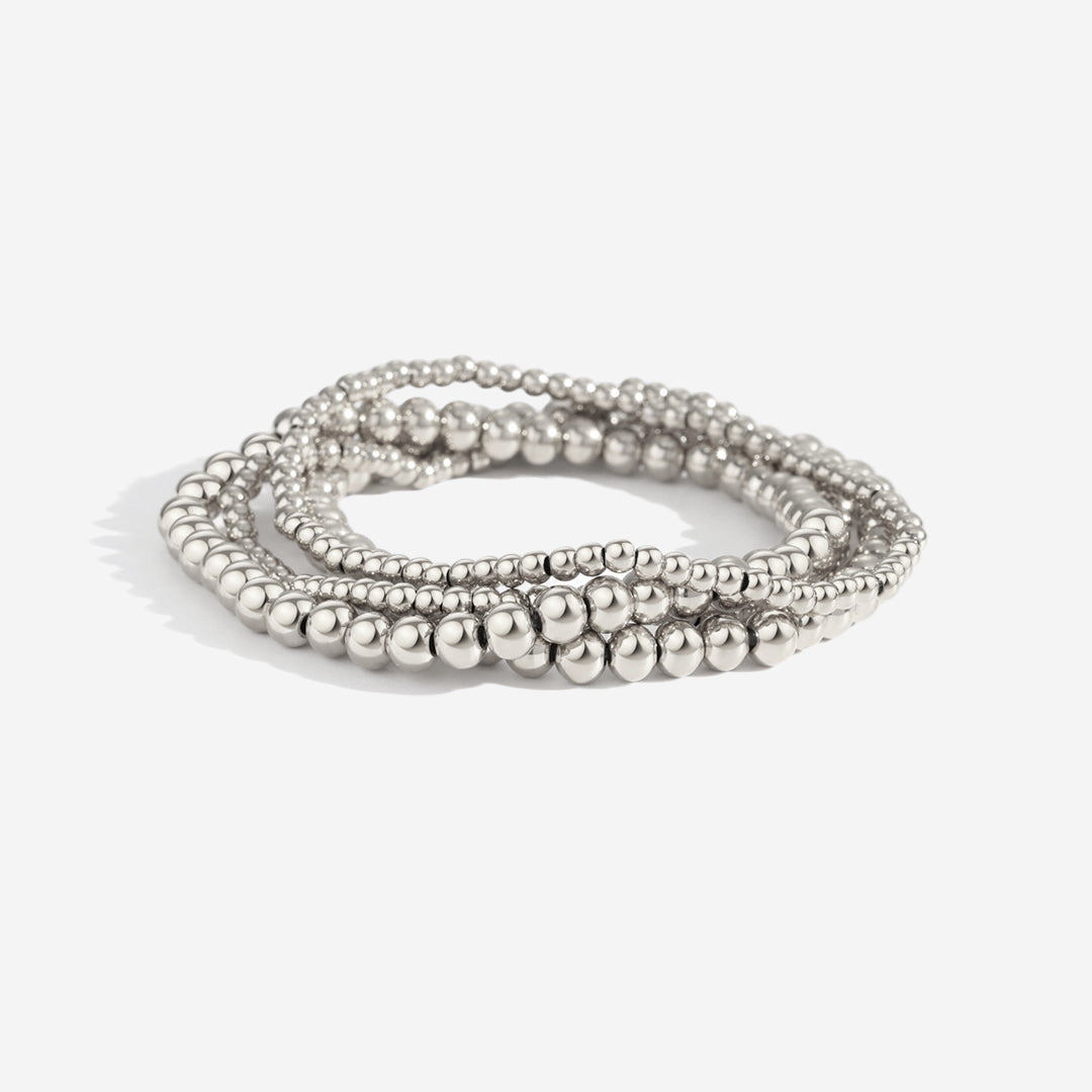 3mm & 5mm Perlenarmband-Set zum Stapeln