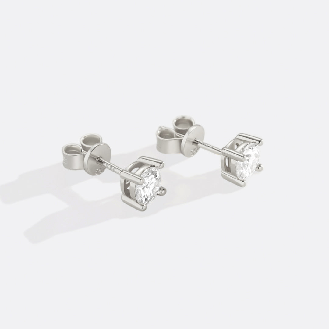 Klassische Diamantohrstecker