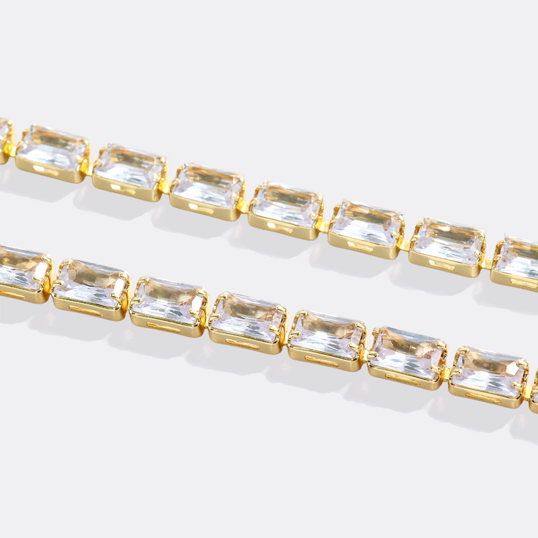 Baguette-Tennisarmband