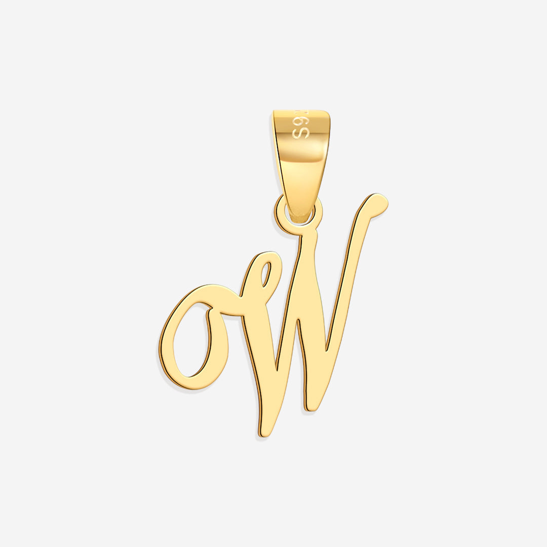 Romantischer Initialen-Charm-Anhänger