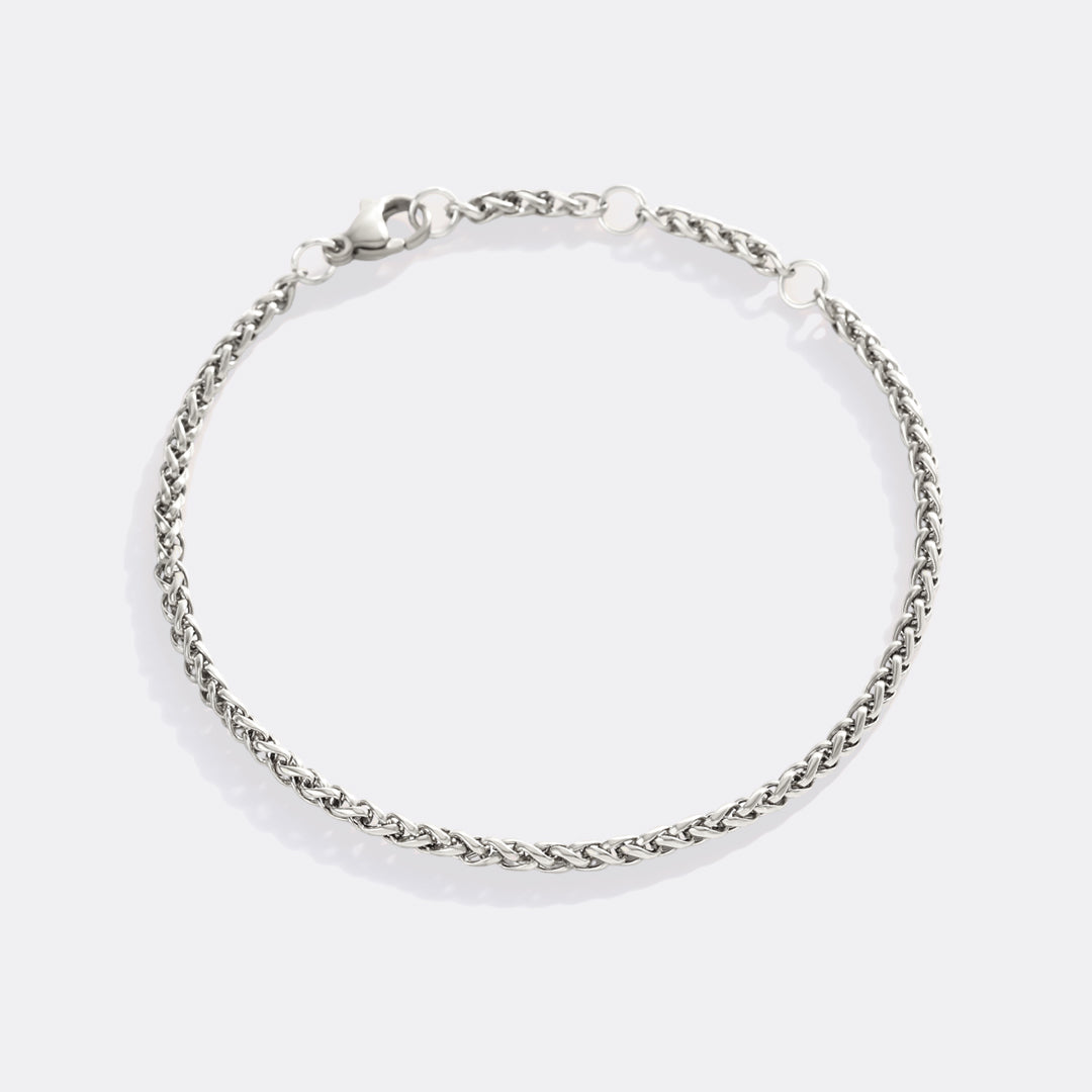 Bracciale a catena a spiga di grano