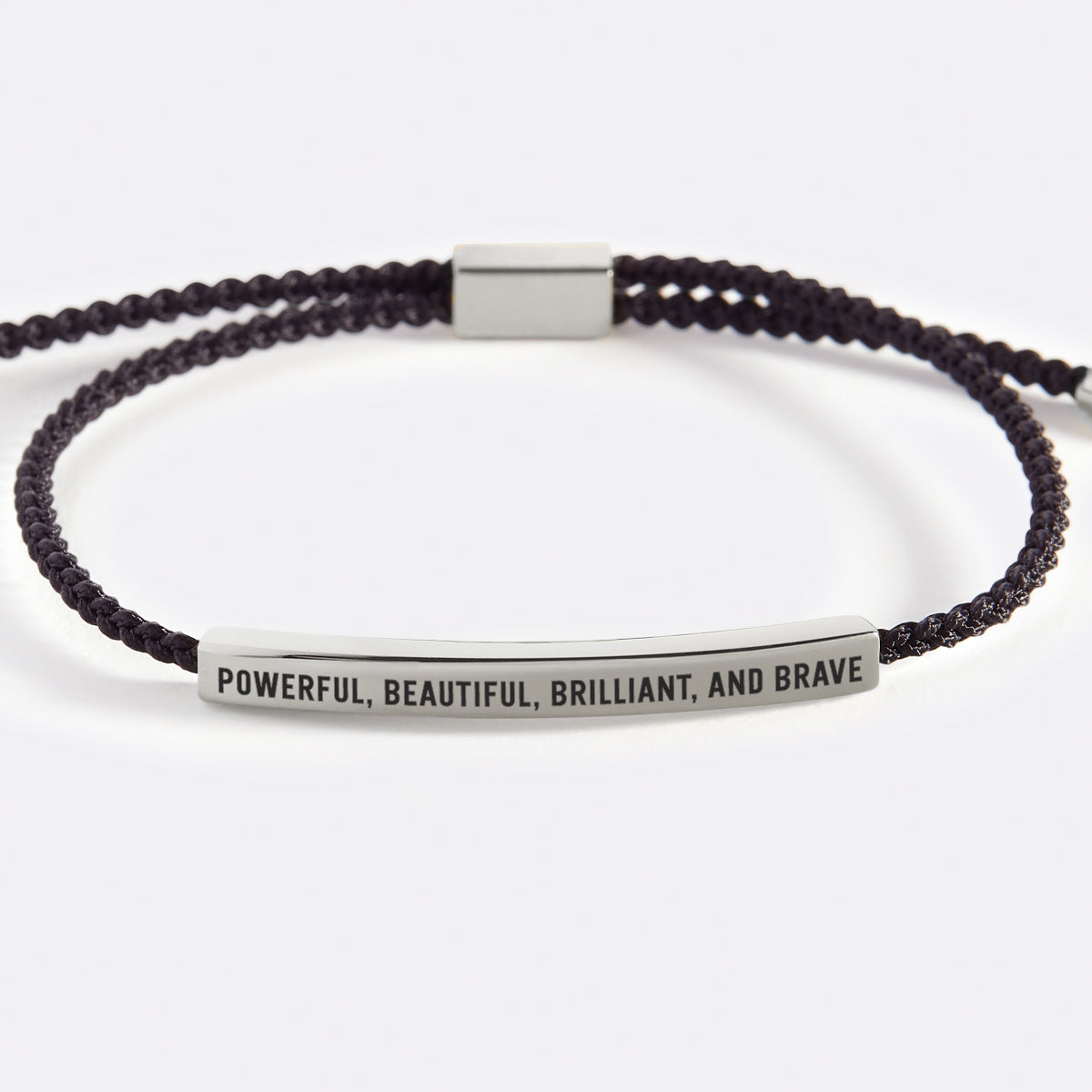 Powerful, Beautiful, Brilliant, and Brave Inspire Bracelet