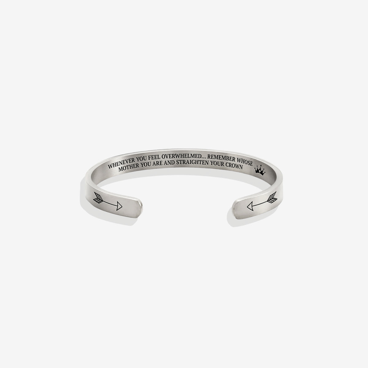 Ricorda chi sei e raddrizza la tua corona Bracciale a polsino