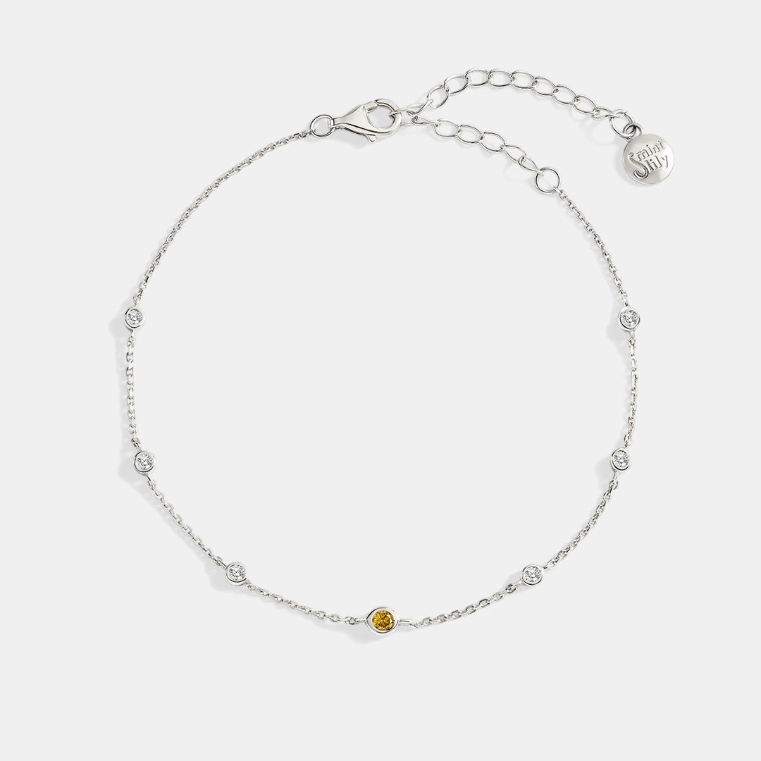 November Geburtsstein Armband
