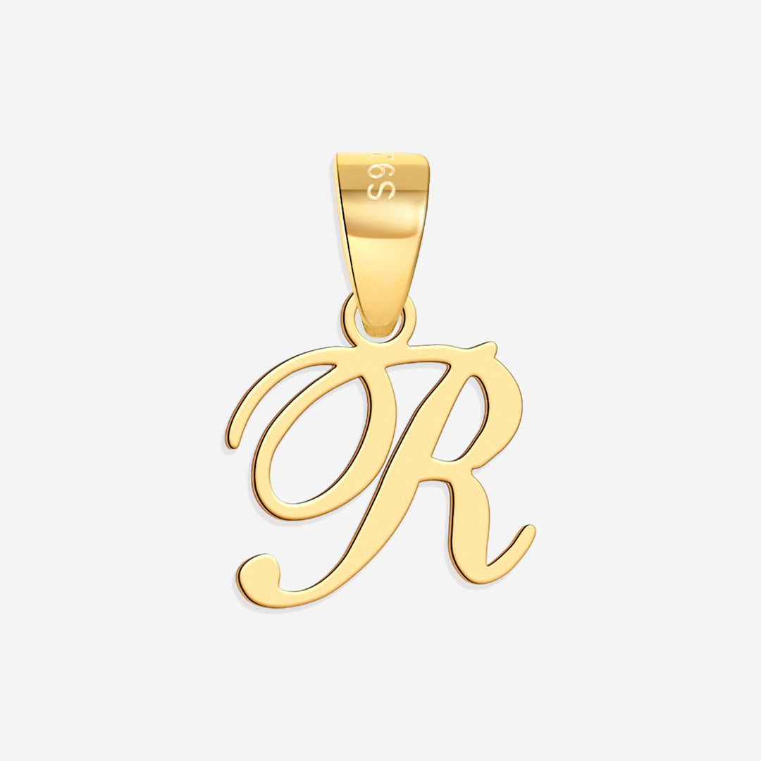 Romantischer Initialen-Charm-Anhänger