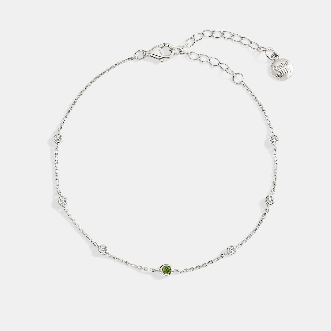 Armband mit Geburtsstein August