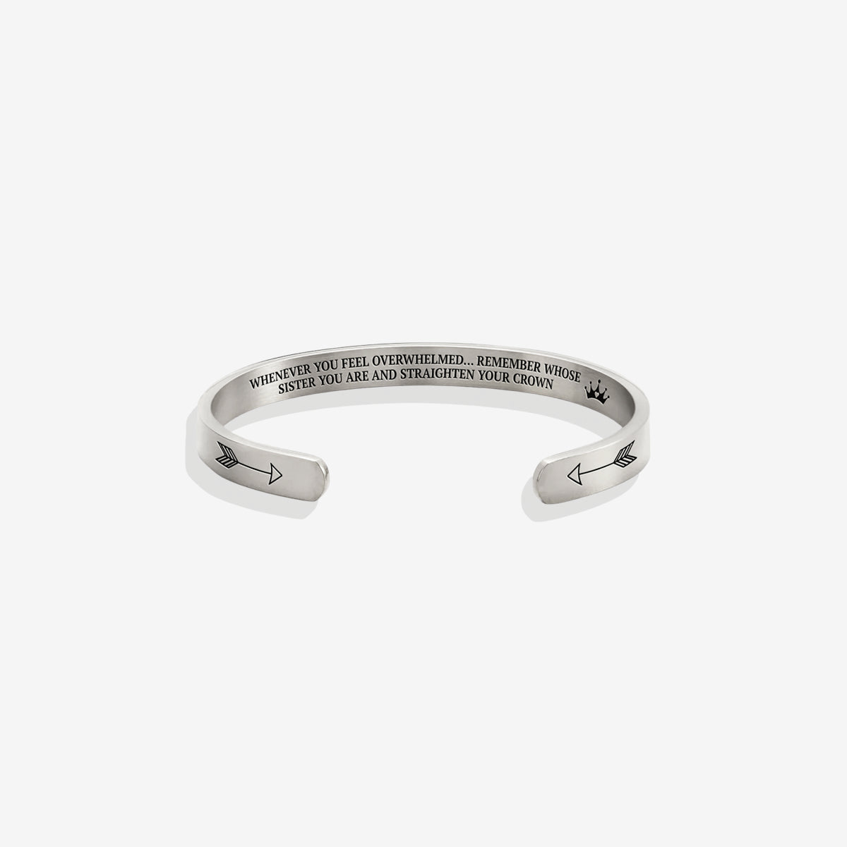 Ricorda chi sei e raddrizza la tua corona Bracciale a polsino