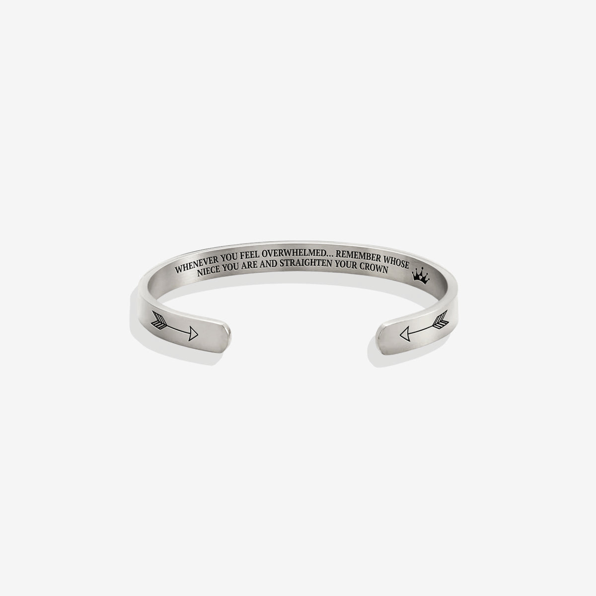 Ricorda chi sei e raddrizza la tua corona Bracciale a polsino