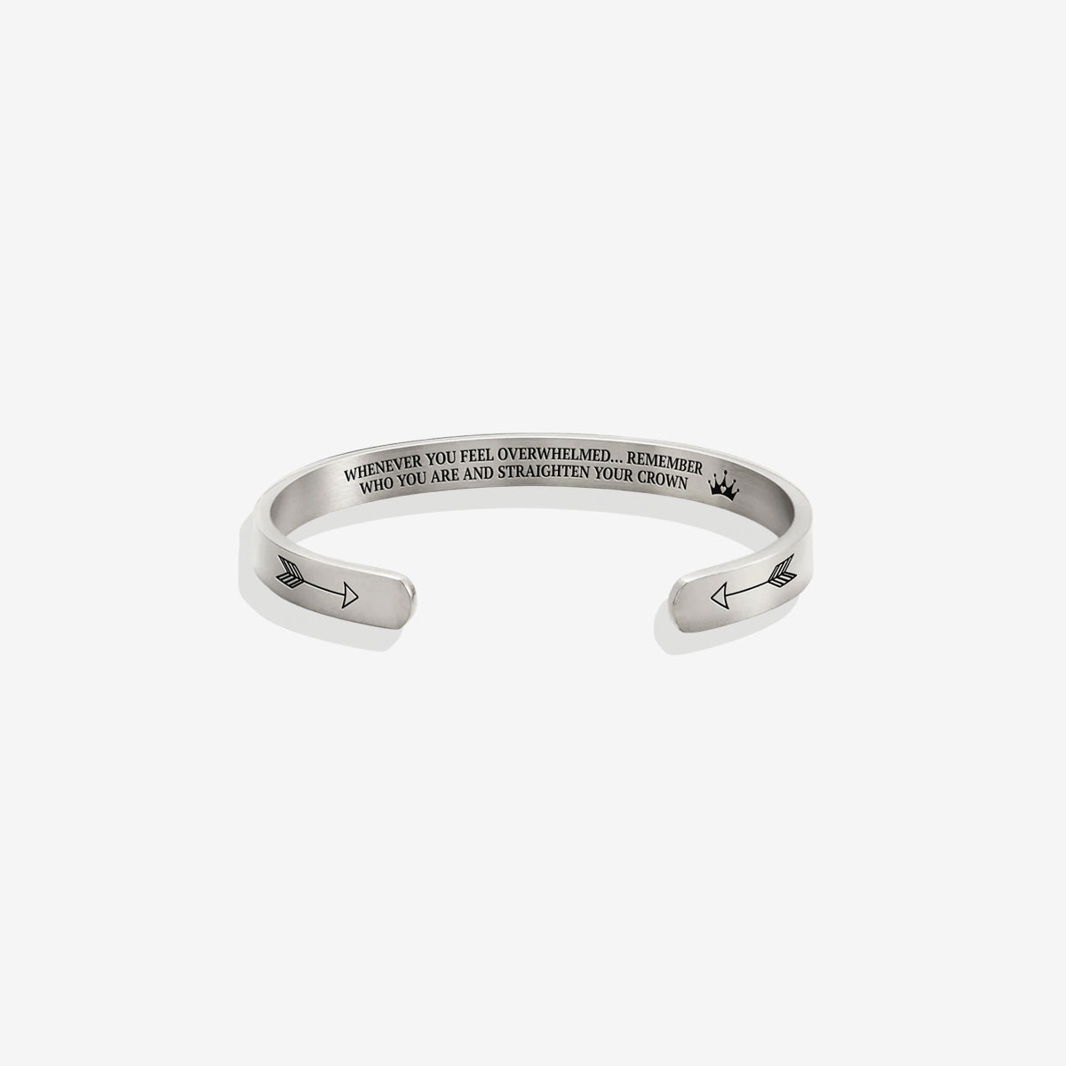 Ricorda chi sei e raddrizza la tua corona Bracciale a polsino