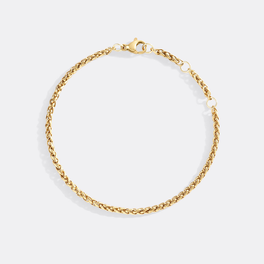 Bracciale a catena a spiga di grano