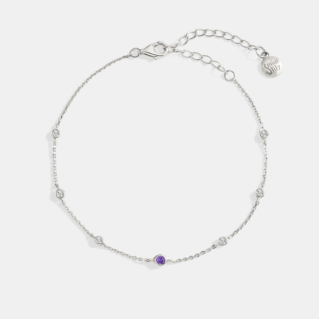 Armband mit Geburtssteinen (Juni)