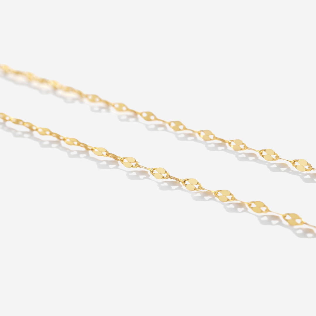 Bracciale a catena con petali