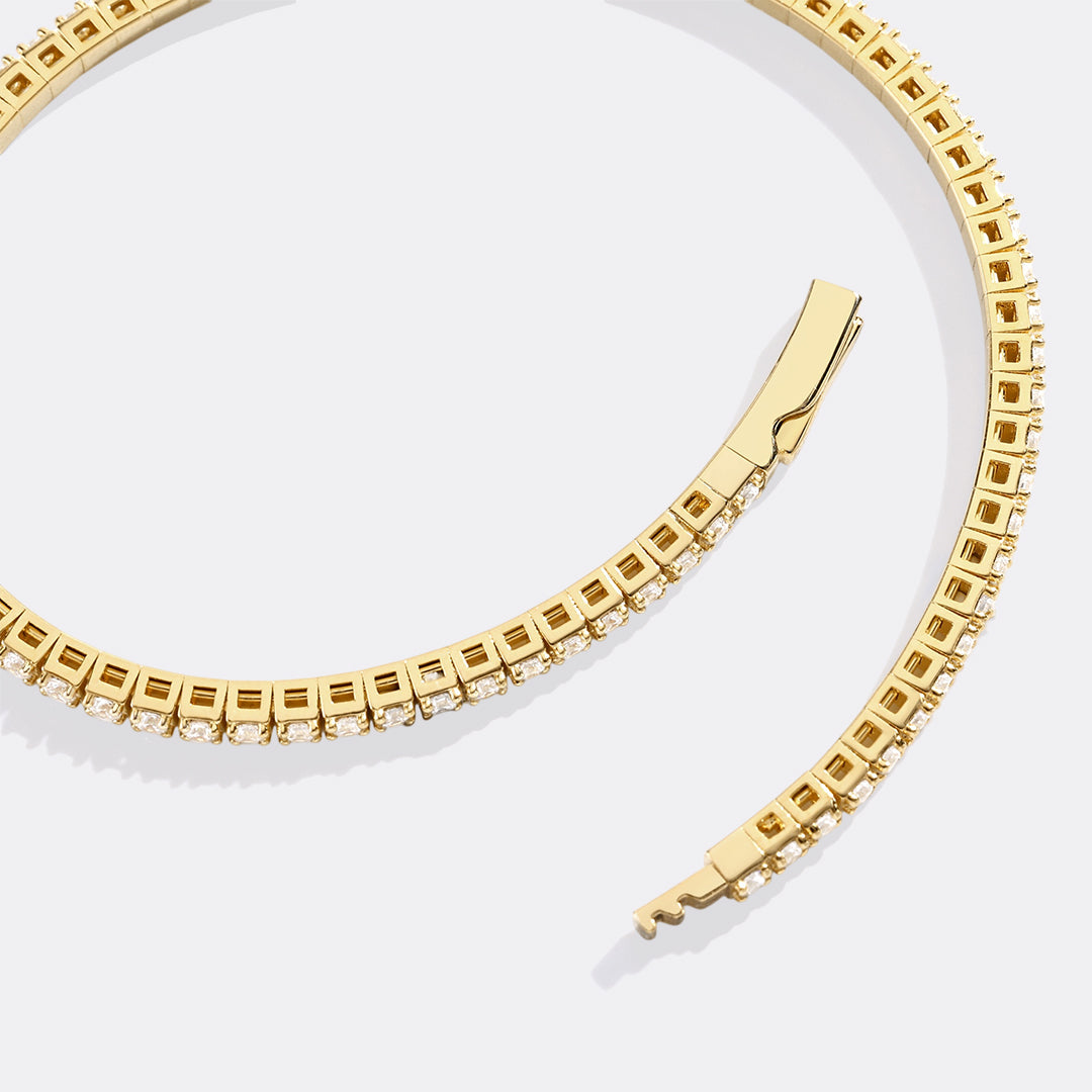 Flexibles Diamant-Tennisarmband