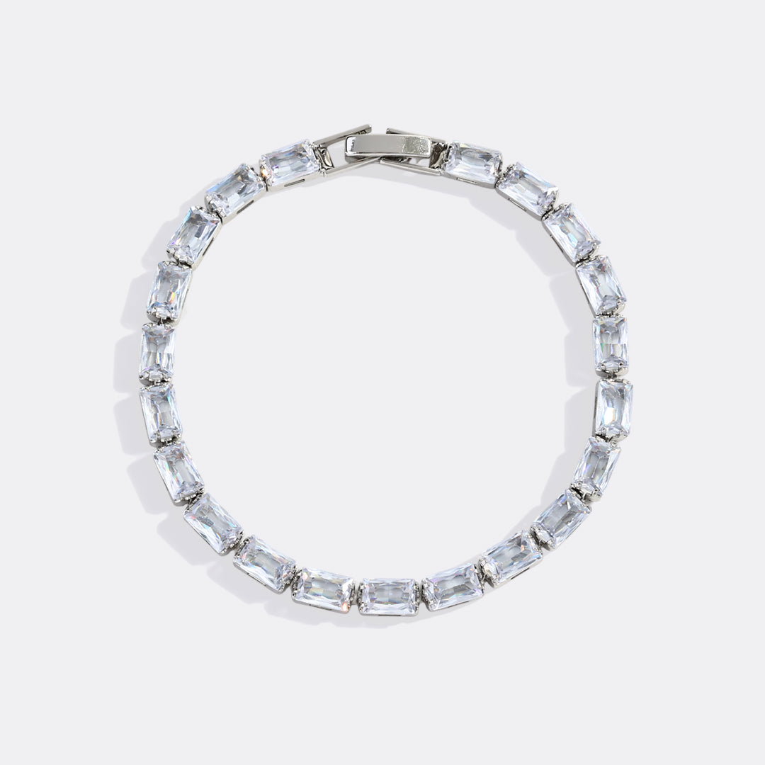 Baguette-Tennisarmband