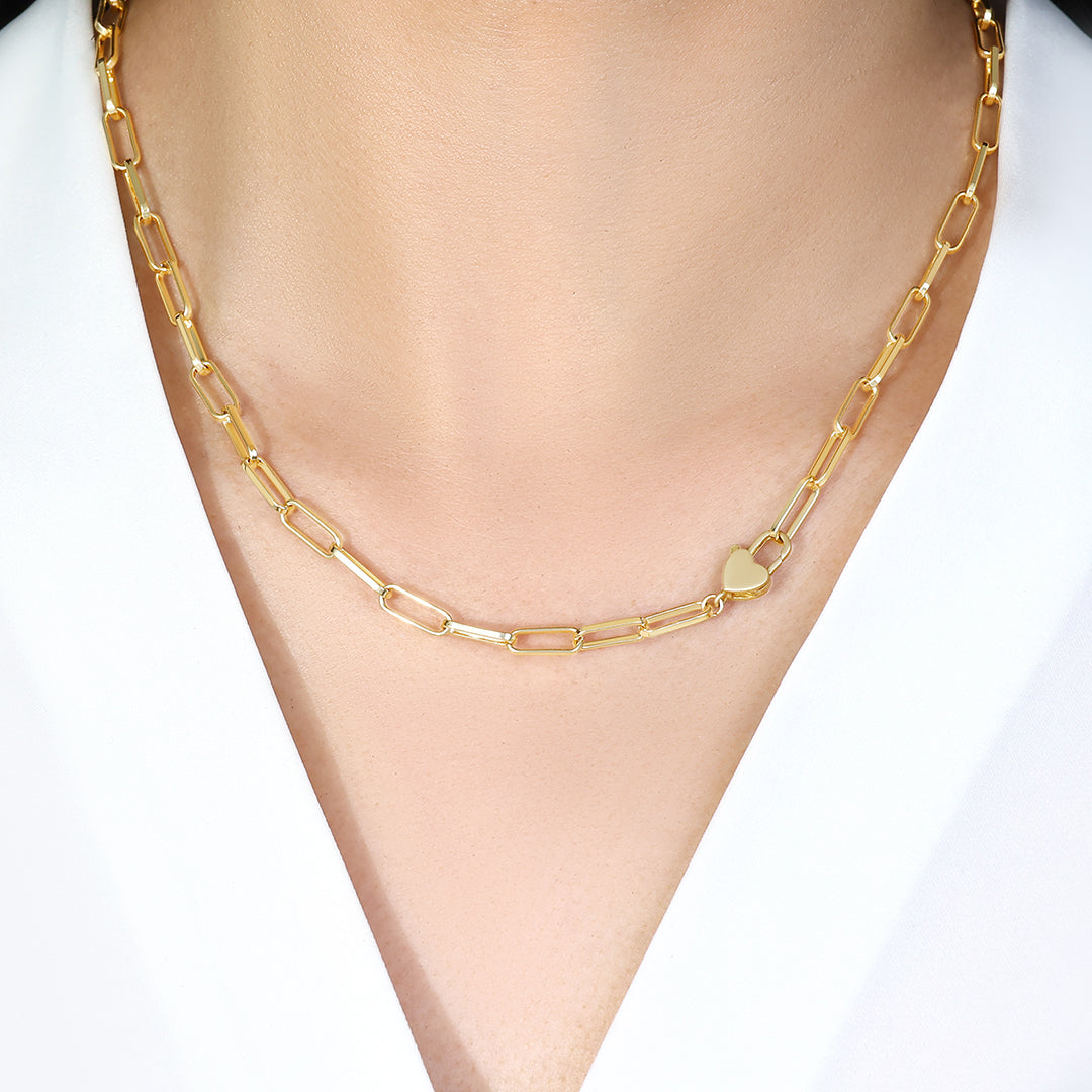 Collana Lucchetto Cuore