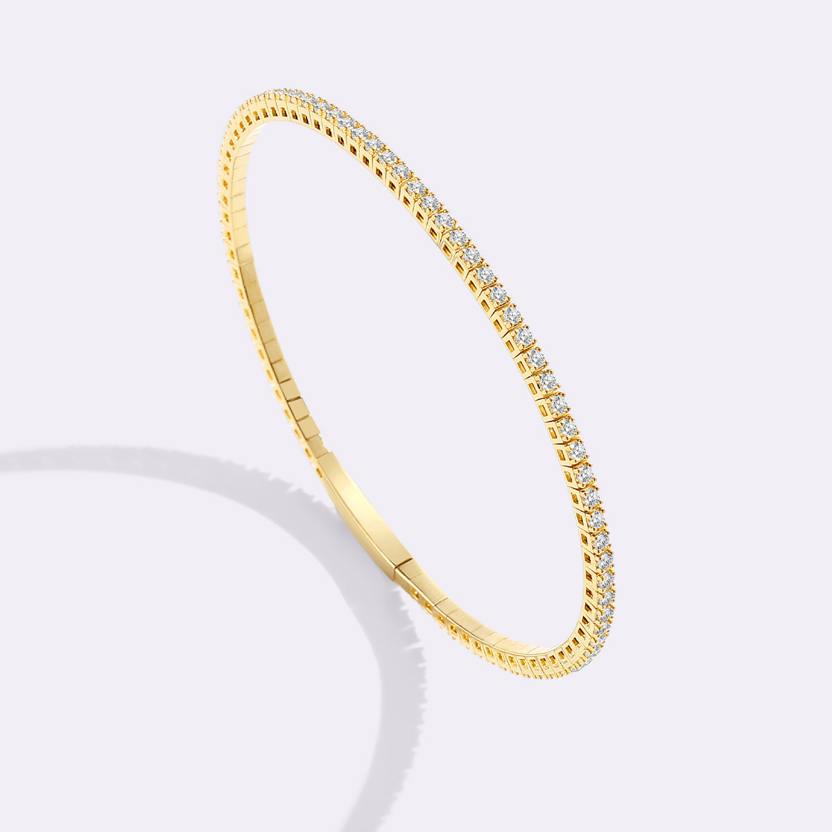 Flexibles Diamant-Tennisarmband