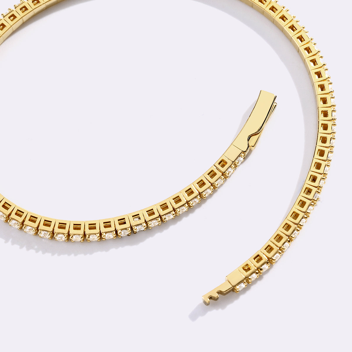 Flexibles Diamant-Tennisarmband