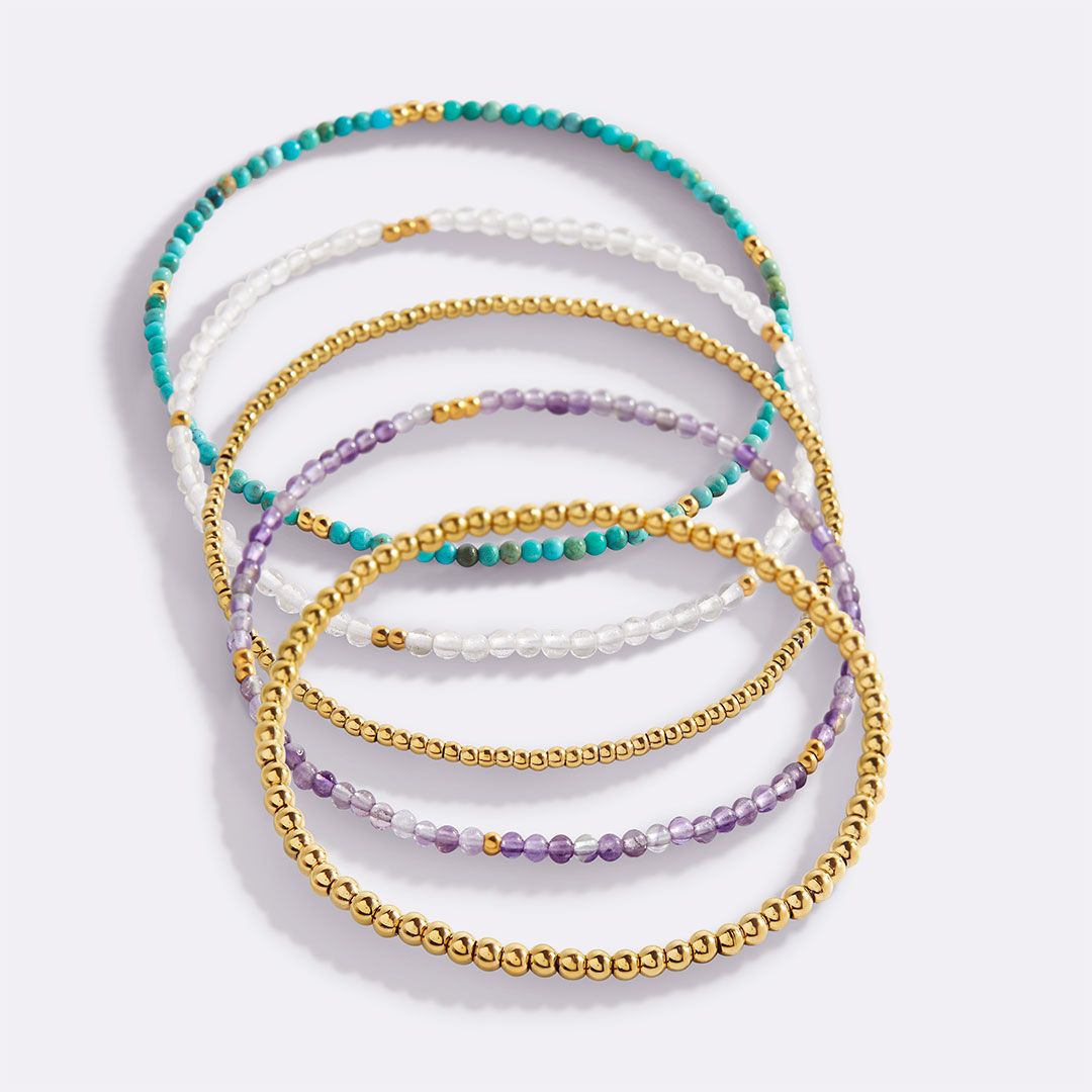 Set di Bracciali Sovrapponibili "Navigazione Tranquilla"