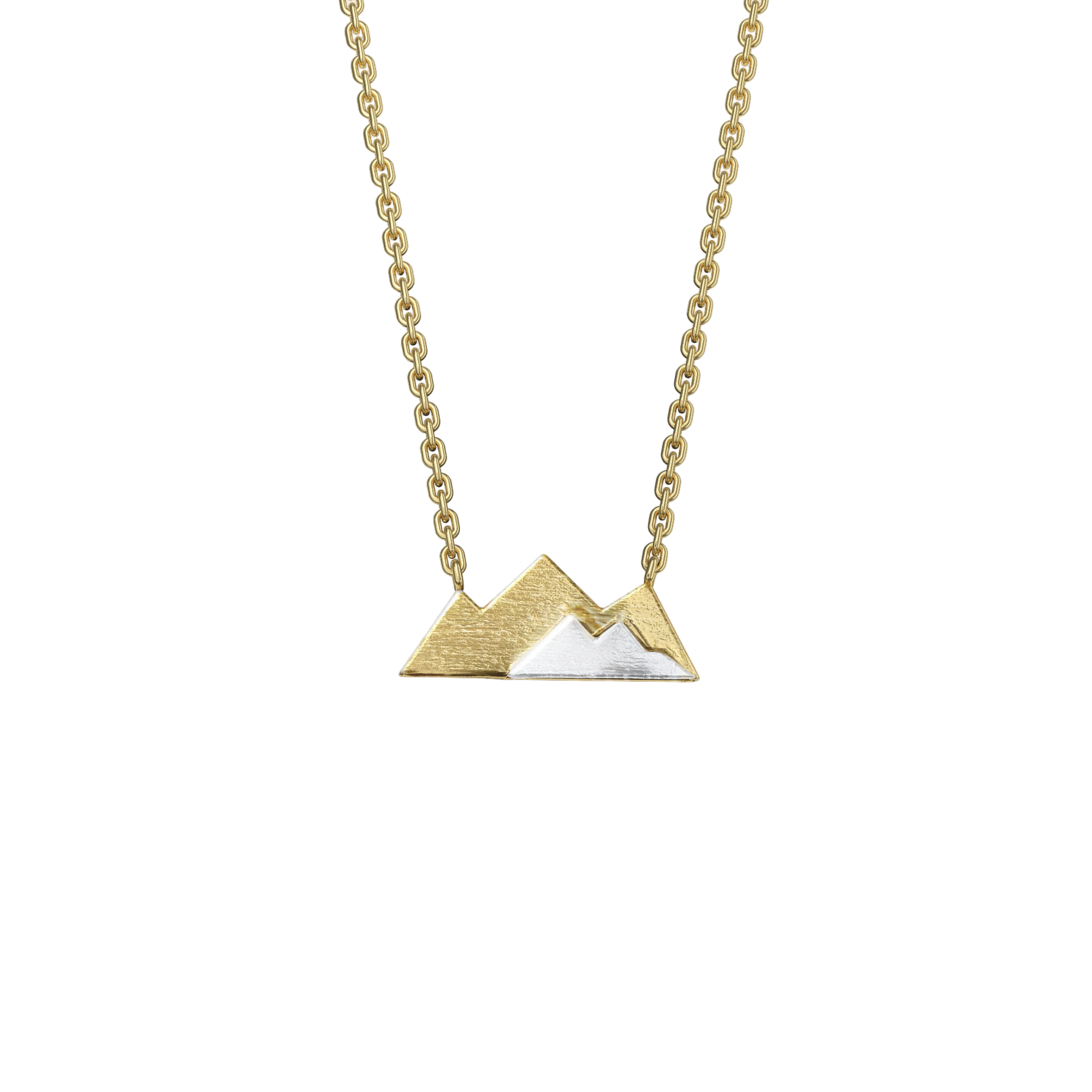 Mountain Range Necklace in Rose Gold — Vanny Jewels