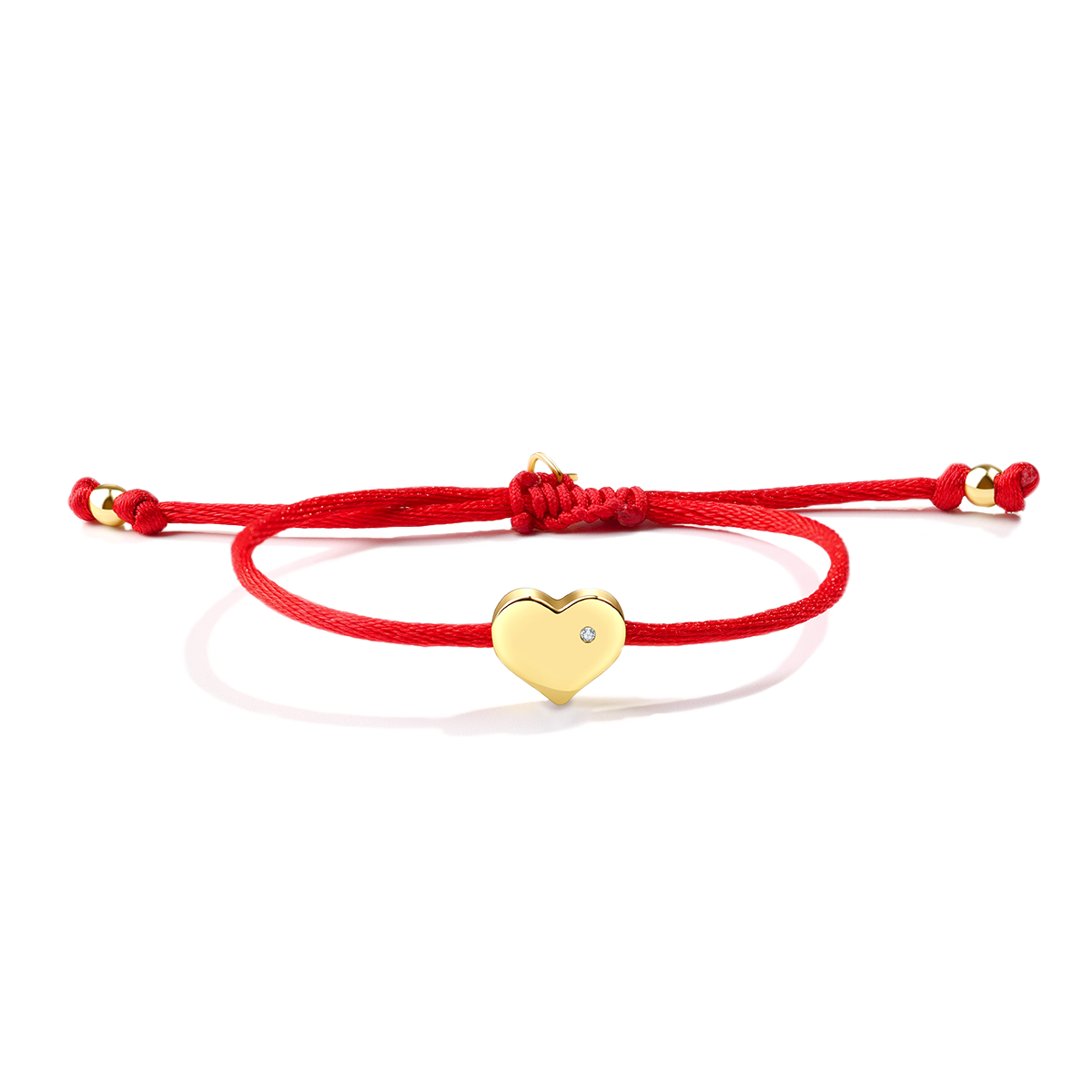 Heart String Adjustable Bracelet — Vanny Jewels