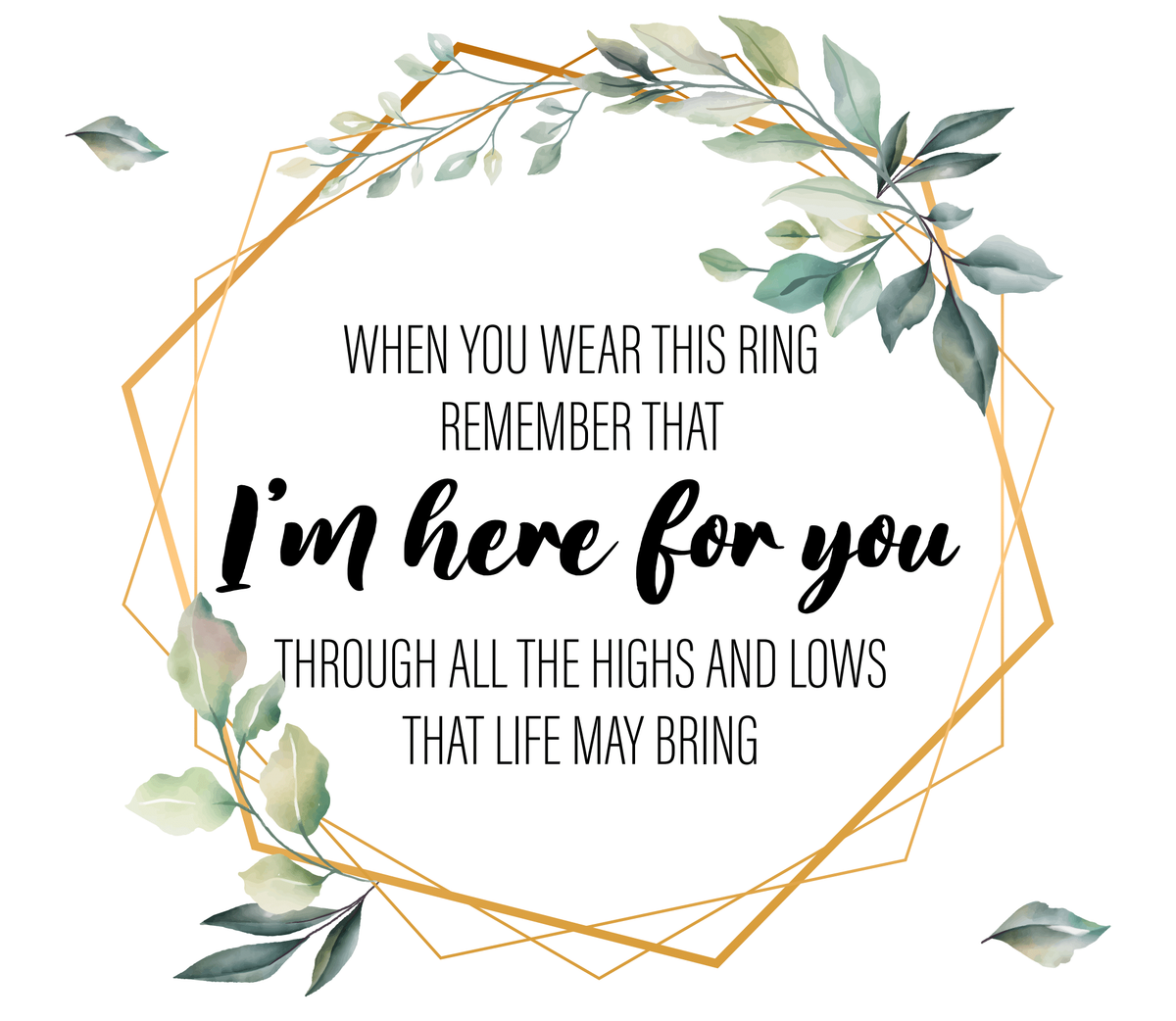 Highs And Lows Wave Ring