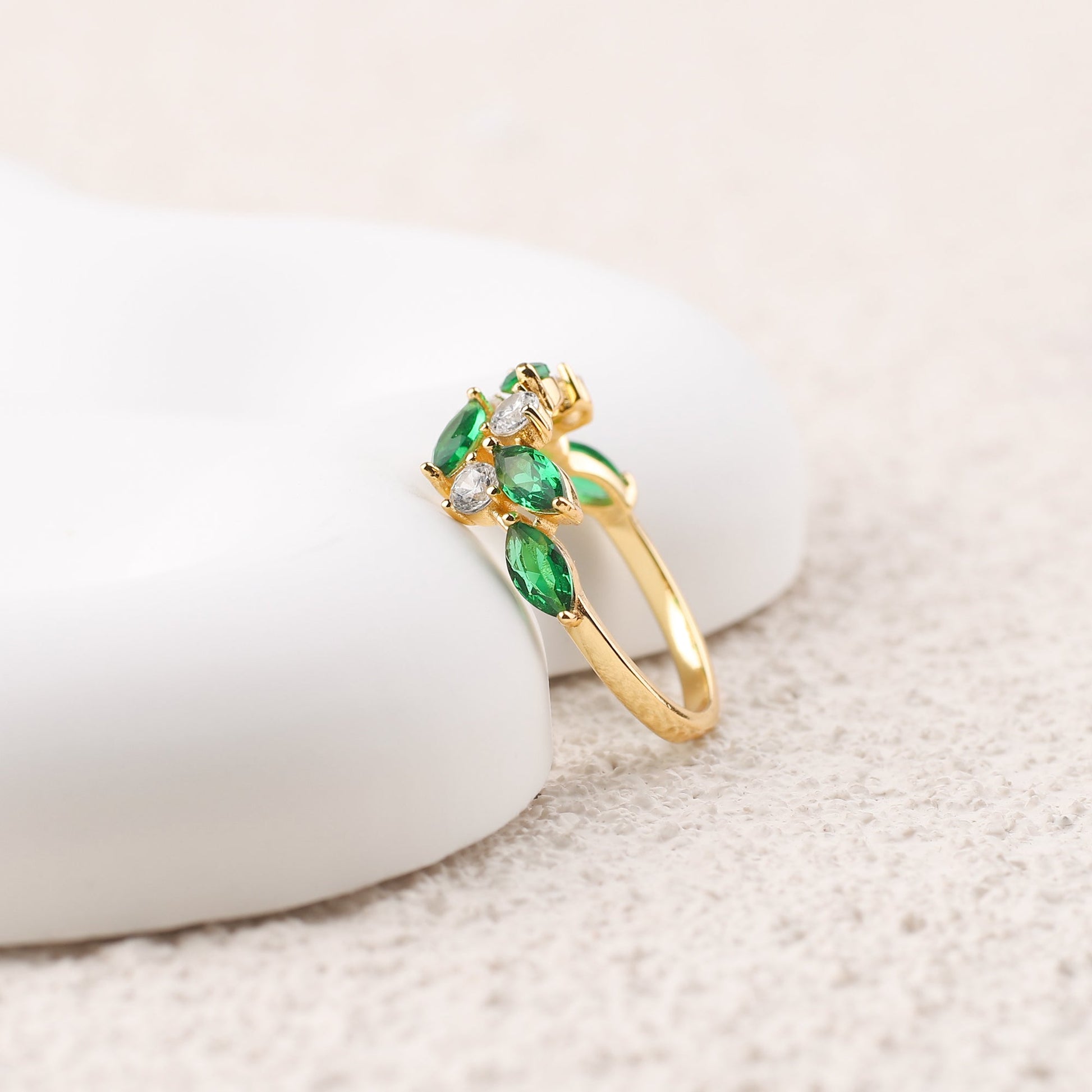 Marquis New Leaf Ring