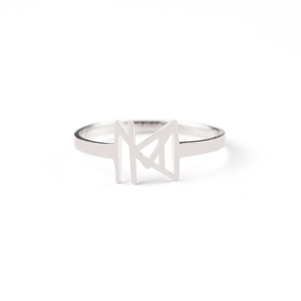 Monogram Name Ring