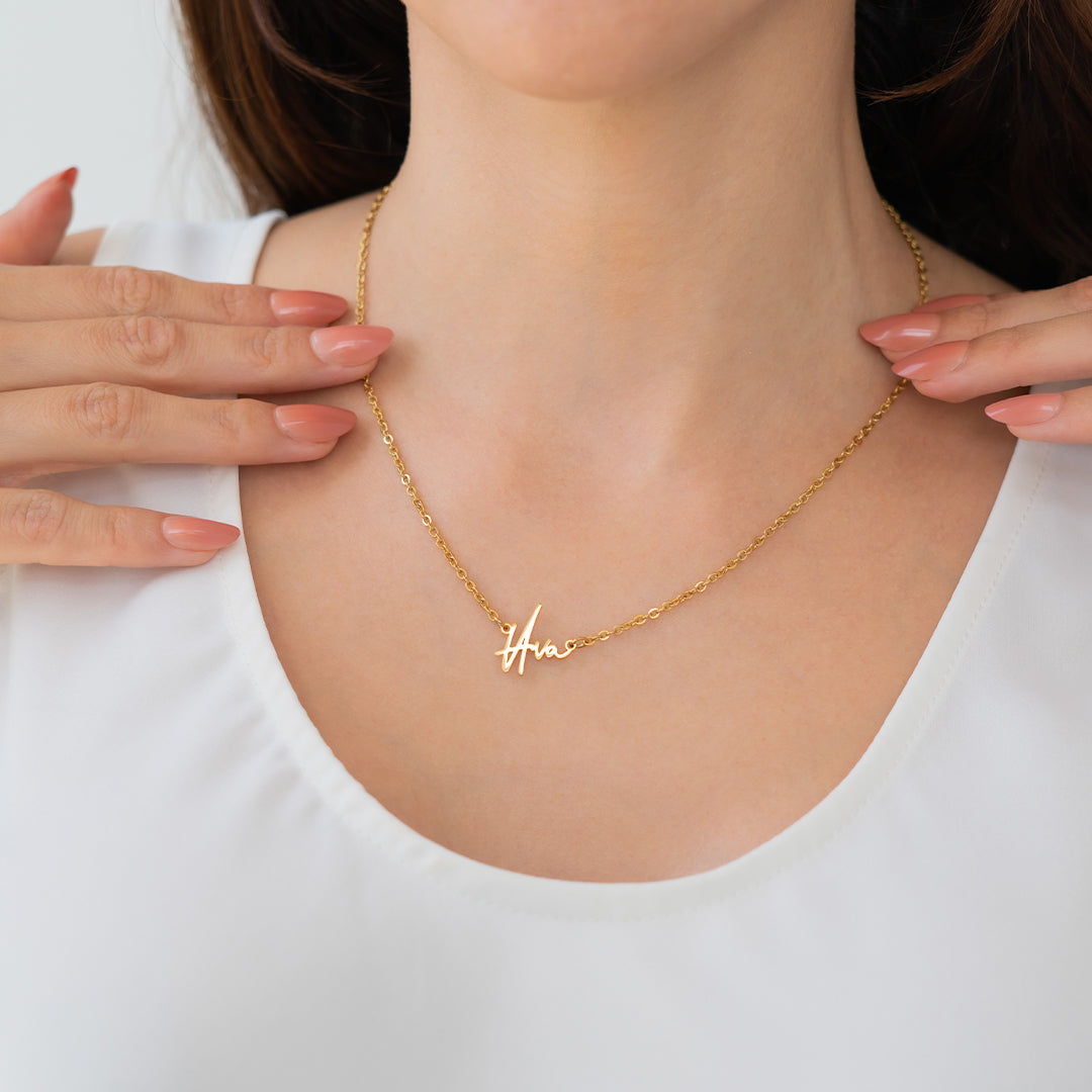 Personalized Name Necklace | Choose from 9 Styles in gold tone