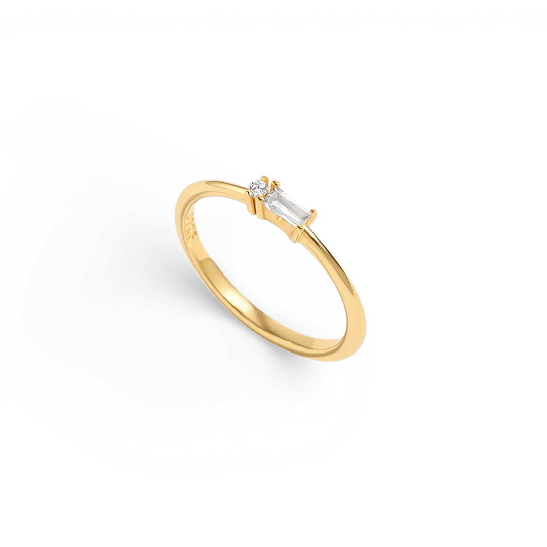 Dainty Personalized Morse Code Ring — Vanny Jewels