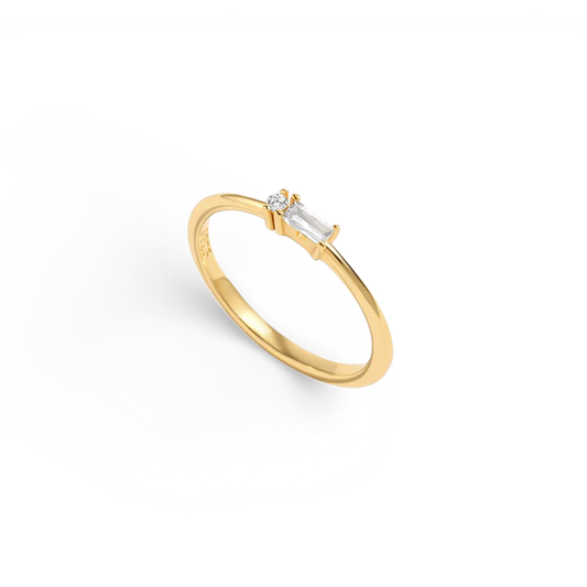 Dainty Personalized Morse Code Ring — Vanny Jewels