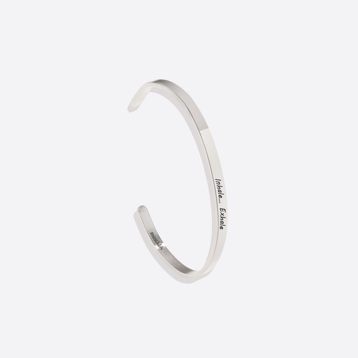 Personalized Thin Cuff Bracelet in 925 sterling silver
