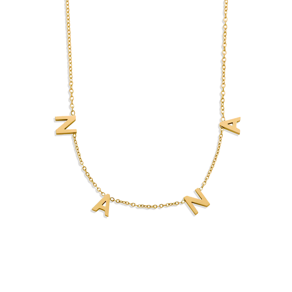 The NANA Letter Necklace — Vanny Jewels